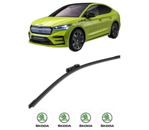 Stergator lamela spate SKODA ENYAQ iV Coupe (5AC) din 2021, pentru luneta auto, Bosch Aerotwin, din cauciuc siliconat rezistent, 4 Stickere Auto SKODA v24414