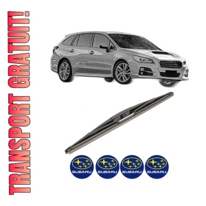 Stergator lamela spate SUBARU LEVORG din 2015, pentru luneta auto, Valeo Silencio, din cauciuc siliconat rezistent, 4 Stickere Auto SUBARU