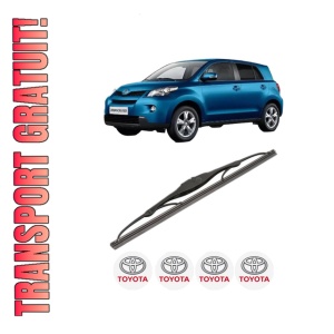 Stergator lamela spate TOYOTA URBAN CRUISER (_P1_) din 2007 - 2016, pentru luneta auto, Valeo Silencio, din cauciuc siliconat rezistent, 4 Stickere Auto TOYOTA