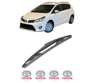 Stergator lamela spate TOYOTA VERSO (_R2_) din 2009 - 2018, pentru luneta auto, Valeo Silencio, din cauciuc siliconat rezistent, 4 Stickere Auto TOYOTA v17644