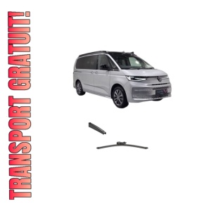 Stergator lamela spate Volkswagen CALIFORNIA T7 Camper (STC) din 2024, pentru luneta auto, Valeo Silencio, din cauciuc siliconat rezistent, 4 Stickere Auto VW