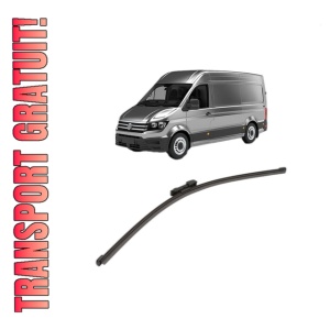 Stergator lamela spate Volkswagen CRAFTER Van (SY_, SX_) din 2016 - 2024, pentru luneta auto, Valeo Silencio Xtrm, din cauciuc siliconat rezistent, 4 Stickere Auto VW