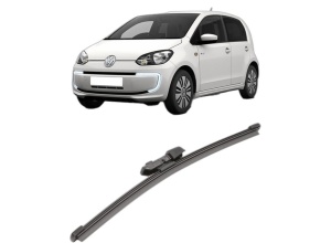Stergator lamela spate Volkswagen LOAD UP! (121, 122, BL1, BL2) din 2012 - 2020, pentru luneta auto, Valeo Silencio Xtrm, din cauciuc siliconat rezistent, 4 Stickere Auto VW - Img 2