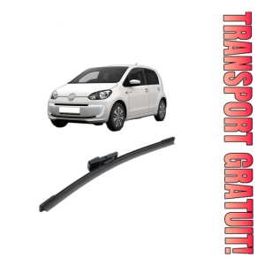 Stergator lamela spate Volkswagen LOAD UP! (121, 122, BL1, BL2) din 2012 - 2020, pentru luneta auto, Bosch Aerotwin, din cauciuc siliconat rezistent, 4 Stickere Auto VW