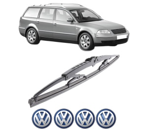 Stergator lamela spate Volkswagen PASSAT B5.5 Variant (3B6) din 2000 - 2005, pentru luneta auto, Bosch Twin, din cauciuc siliconat rezistent, 4 Stickere Auto VW v33174