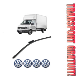 Stergator lamela spate Volkswagen TRANSPORTER T6 Van (SGA, SGH, SHA, SHH) din 2015 - 2024, pentru luneta auto, Bosch Aerotwin, din cauciuc siliconat rezistent, 4 Stickere Auto VW