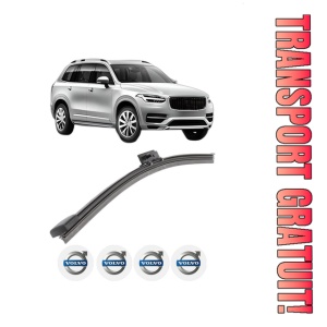 Stergator lamela spate VOLVO XC90 II (256) din 2014 - 2022, pentru luneta auto, Bosch Aerotwin, din cauciuc siliconat rezistent, 4 Stickere Auto VOLVO