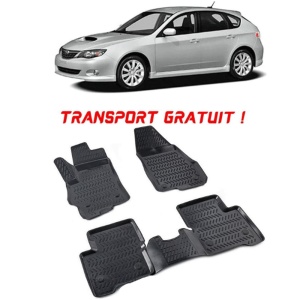 Subaru Impreza III 2007-2014 Set 4 covorase auto din cauciuc tip tavita premium line 3D - Transport Gratuit! accesorii pentru autoturismul tau - masina v48261