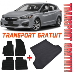 Subaru Impreza Set Covorase + tavita portbagaj auto Subaru Impreza V fabricatie 09.2017 - prezent, caroserie sedan