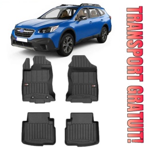 Subaru Outback (Bt) VI Din 05.2021 - Prezent, Coupe Set Covorase Auto Tip Tavita Premium 3D, din cauciuc
