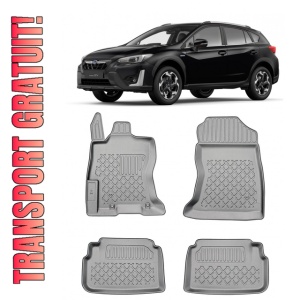 Subaru Xv E-Boxer Din 12.2019 - Prezent, Suv , Set Covorase Auto Tip Tavita Premium 3D, din cauciuc