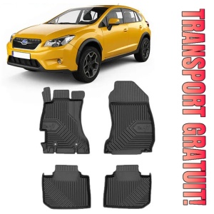Subaru Xv I Din 01.2012 - 2017, Suv , Set Covorase Auto Tip Tavita Premium 3D, din cauciuc
