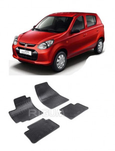 Suzuki Alto, Hatchback, fabricat din 03.2009 - 2015, set covorase auto dedicate, din cauciuc 100% Premium accesorii pentru autoturismul tau - masina v160132
