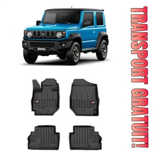 Suzuki Jimny II Din 10.2018 - Prezent, Suv Set Covorase Auto Tip Tavita Premium 3D, din cauciuc