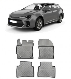 Suzuki Swace, Combi, Din 2020 - Prezent , Set Covorase Auto Tip Tavita Premium 3D, din cauciuc accesorii pentru autoturismul tau - masina v173231