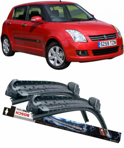 Suzuki Swift Set 2 stergatoare parbriz Bosch Bosch Aerotwin compatibile cu Suzuki Swift 2005-2015 (53 cm / 45 cm) accesorii pentru autoturismul tau - masina v134595