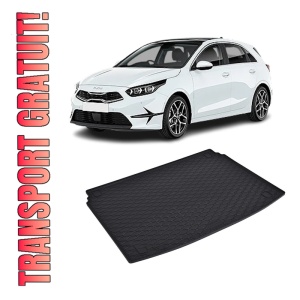 Tavita Portbagaj KIA Ceed Hatchback 2018-prezent, protectie portbagaj, din cauciuc 100%, pentru autoturismul KIA Ceed Hatchback