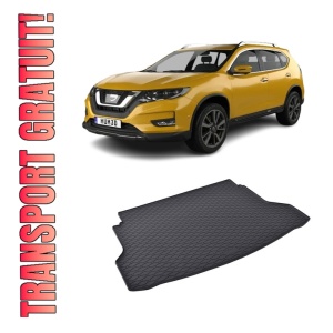 Tavita Portbagaj NISSAN X-Trail 5 locuri 2017-prezent, protectie portbagaj, din cauciuc 100%, pentru autoturismul NISSAN X-Trail 5