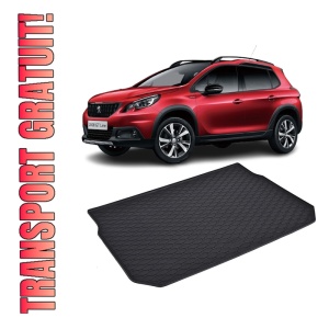 Tavita Portbagaj PEUGEOT 2008 2013-2019, protectie portbagaj, din cauciuc 100%, pentru autoturismul PEUGEOT 2008