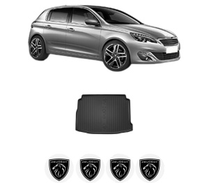 Tavita Portbagaj PEUGEOT 308 II (LB_, LP_, LW_, LH_, L3_) din 2013-2021, Protectie Portbagaj Auto PEUGEOT - Img 2