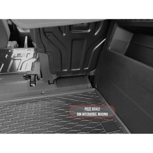 Tavita Portbagaj PEUGEOT Rifter 5 locuri 2019-prezent, protectie portbagaj, din cauciuc 100%, pentru autoturismul PEUGEOT Rifter 5