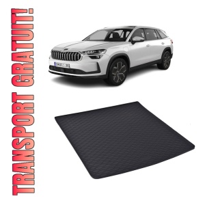 Tavita Portbagaj SKODA Kodiaq 5 locuri 2024-prezent, protectie portbagaj, din cauciuc 100%, pentru autoturismul SKODA Kodiaq 5