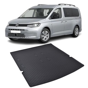 Tavita Portbagaj Volkswagen Caddy Maxi 2021-prezent, protectie portbagaj, din cauciuc 100%, pentru autoturismul Volkswagen Caddy Maxi