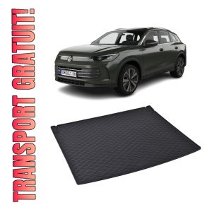 Tavita Portbagaj Volkswagen Tiguan 2024-prezent, protectie portbagaj, din cauciuc 100%, pentru autoturismul Volkswagen Tiguan
