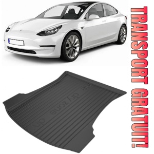 Tesla Model 3 din 07.2017 - Prezent Sedan Portbagaj Superior *1, Tavita Pentru Portbagaj Lux Premium Dedicata,