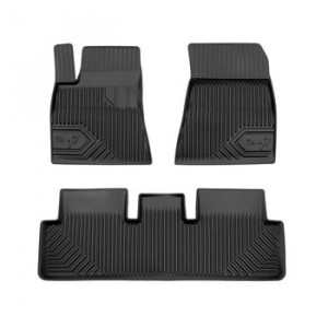 Tesla Model 3 Din 07.2017 - Prezent, Sedan , Set Covorase Auto Tip Tavita Premium 3D, din cauciuc Lichidare Stoc- TRANSPORT GRATUIT accesorii pentru autoturismul tau - masina v109196