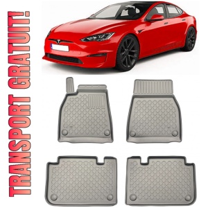 Tesla Model Set covorase auto tip tavita compatibile Tesla Model S Facelift fabricatie 01.2021 - prezent, caroserie coupe