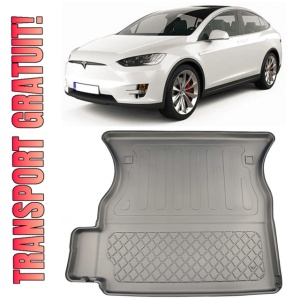 Tesla Model Tavita pentru portbagaj compatibila Tesla Model X Facelift fabricatie 01.2021 - prezent, caroserie suv, 6-7 locuri, in spatele randului 2 de scaune (rand 3 culcat)