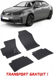 Toyota Corolla X, Sedan, fabricat din 2007 - 07.2013, E140/E150, set covorase auto dedicate, din cauciuc 100% Premium - Transport Gratuit accesorii pentru autoturismul tau - masina v37523