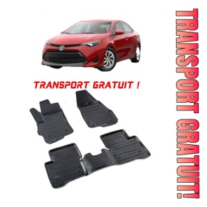 Toyota Corolla XI E170. E180 2013-2018 Set 4 covorase auto din cauciuc tip tavita premium line 3D - Transport Gratuit!
