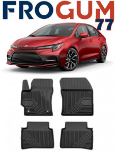 Toyota Corolla XII E210 Din 02.2019 - Prezent, Hatchback , Set Covorase Auto Tip Tavita Premium 3D, din cauciuc accesorii pentru autoturismul tau - masina v168687