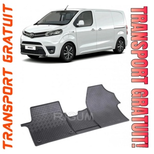 Toyota Proace II, Van, fabricat din 01.2016 - Prezent, 2-3 Locuri, set covorase auto dedicate, din cauciuc 100% Premium