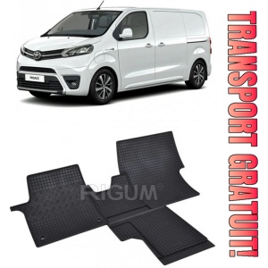 Toyota Proace Verso, Van, fabricat din 01.2016 - Prezent, set covorase auto dedicate, din cauciuc 100% Premium