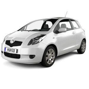 Toyota Yaris I Din 1999 - 2005, Hatchback , Set Covorase Auto Tip Tavita Premium 3D, din cauciuc accesorii pentru autoturismul tau - masina v165368