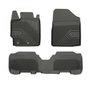 Toyota Yaris II Din 10.2005 - 2011, Hatchback , Set Covorase Auto Tip Tavita Premium 3D, din cauciuc accesorii pentru autoturismul tau - masina v167173