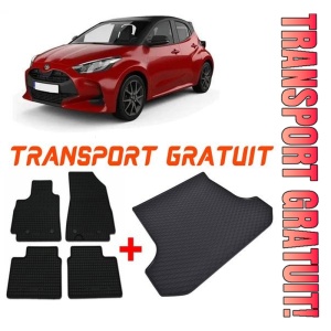 Toyota Yaris IV Hybrid din 09.2020 - Prezent Hatchback *1 , Set Covorase + tavita portbagaj auto