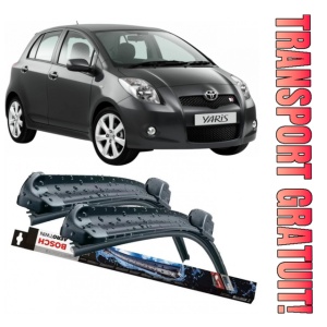 Toyota Yaris Set 2 stergatoare parbriz Bosch Bosch Aerotwin compatibile cu Toyota Yaris 2005-2014 (60 cm / 34 cm)