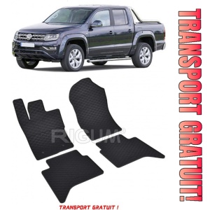 Volkswagen Amarok set covorase auto dedicate, din cauciuc dedicate Volkswagen Amarok fabricatie 2023 - prezent, caroserie pick-up - Transport Gratuit