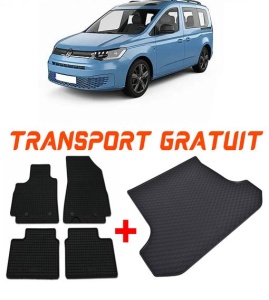 Volkswagen Caddy din 11.2020 - Prezent Van *1 , Set Covorase + tavita portbagaj auto accesorii pentru autoturismul tau - masina v2292