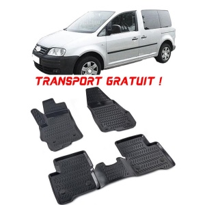 Volkswagen Caddy III Panelvan 1St Row 2004-2020 Set 2 covorase auto din cauciuc tip tavita premium line 3D - Transport Gratuit! accesorii pentru autoturismul tau - masina v48147