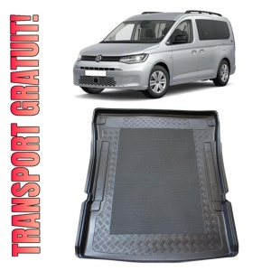 Volkswagen Caddy Maxi Startline Van din 10.2007 - 10.2020, Tavita Pentru Portbagaj Lux Premium Dedicata, In Spatele Randului 2 *2