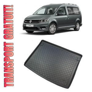 Volkswagen Caddy Van din 08.2010 - 10.2020, Tavita Pentru Portbagaj Lux Premium Dedicata, Pasaje Roti Fara Capitonare *2