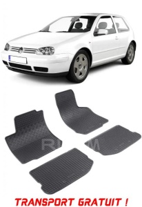 Volkswagen Golf 4, Hatchback, fabricat din 1998 - 2003, set covorase auto dedicate, din cauciuc 100% Premium - Transport Gratuit accesorii pentru autoturismul tau - masina v37418