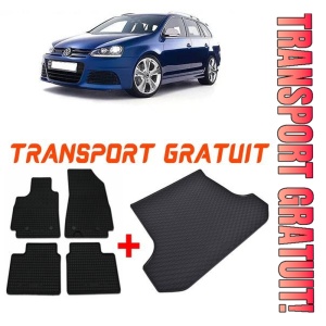 Volkswagen Golf 5 din 06.2007 - 2009 Combi *1 , Set Covorase + tavita portbagaj auto