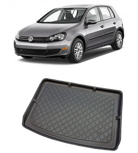 Volkswagen Golf 6 5K Plus Hatchback din 04.2009 - 2014, Tavita Pentru Portbagaj Lux Premium Dedicata, Bancheta Spre Spate *1 accesorii pentru autoturismul tau - masina v193146