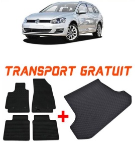 Volkswagen Golf 6 din 06.2007 - 08.2013 Combi *2 , Set Covorase + tavita portbagaj auto accesorii pentru autoturismul tau - masina v740